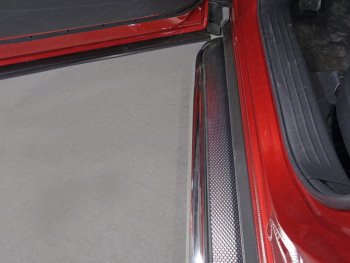 46 999 р. Пороги с площадкой 60,3 мм ТСС Тюнинг  Mazda CX-9  TC (2015-2024) (нержавейка). Увеличить фотографию 1