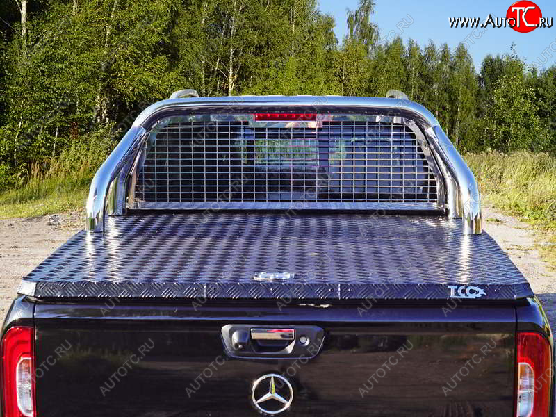 69 999 р. Защита кузова и заднего стекла (для крышки) d 76,1 мм ТСС Тюнинг  Mercedes-Benz X class  W470 (2017-2020) (нержавейка)