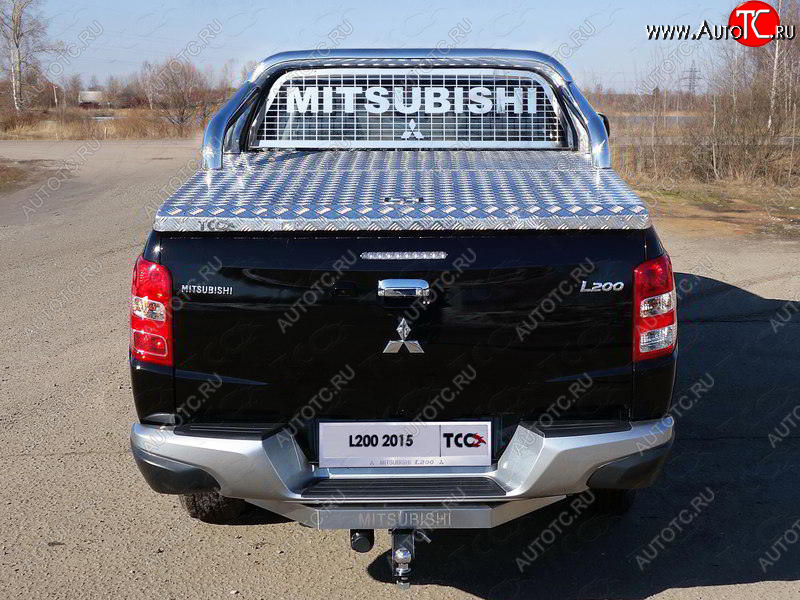 69 999 р. Защита кузова и заднего стекла (для крышки) d 76,1 мм ТСС Тюнинг  Mitsubishi L200  5 KK,KL (2015-2019) (нержавейка)