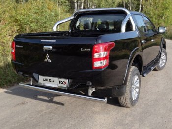 69 999 р. Защита кузова d 75х42 мм (только для кузова) ТСС Тюнинг  Mitsubishi L200  5 KK,KL (2015-2019) (нержавейка). Увеличить фотографию 1