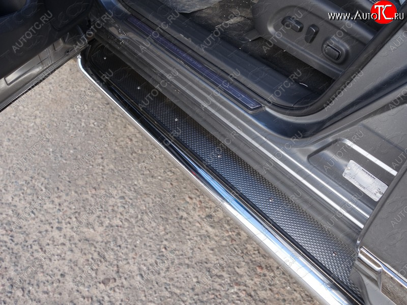 46 999 р. Пороги с площадкой 60,3 мм ТСС Тюнинг  Nissan Pathfinder  R52 (2012-2017) (нержавейка)
