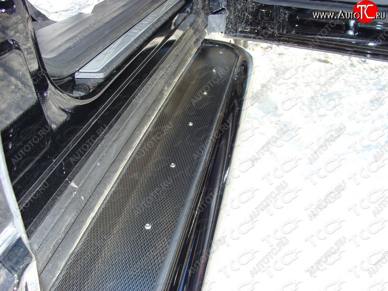 42 699 р. Пороги с площадкой 60,3 мм ТСС Тюнинг  Toyota RAV4  XA40 (2012-2015) (нержавейка)