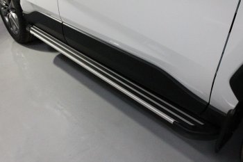 Пороги алюминиевые, ТСС Тюнинг Toyota RAV4 XA50 5 дв. дорестайлинг (2018-2024)
