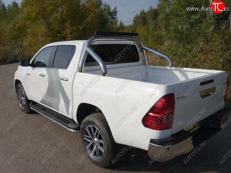 55 999 р. Защита кузова (для кузова) d 76,1 мм ТСС Тюнинг  Toyota Hilux  AN120 (2016-2024) (нержавейка)