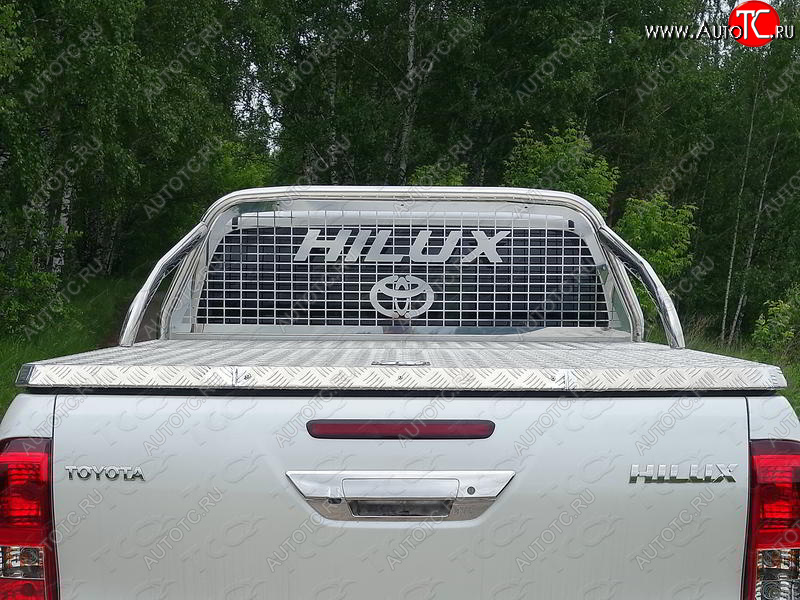 83 999 р. Защита кузова и заднего стекла (для крышки) d75*42 мм ТСС Тюнинг  Toyota Hilux  AN120 (2016-2024) (нержавейка)