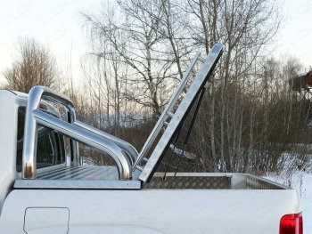 55 999 р. Защита кузова d76,1 мм (для крышки) ТСС Тюнинг Volkswagen Amarok рестайлинг (2016-2022) (нержавейка). Увеличить фотографию 1