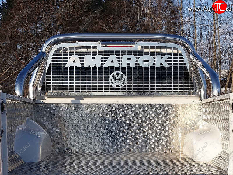 69 999 р. Защита кузова и заднего стекла (только для кузова) d 76,1 мм ТСС Тюнинг  Volkswagen Amarok (2016-2022) (нержавейка)