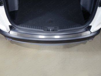 Накладка на задний бампер лист шлифованный, ТСС Тюнинг Honda CR-V RW,RT дорестайлинг (2016-2020)