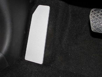 789 р. Накладка площадки левой ноги, ТСС Тюнинг  Isuzu D-Max  RG DoubleCab (2019-2024) (лист алюминий 4мм). Увеличить фотографию 1
