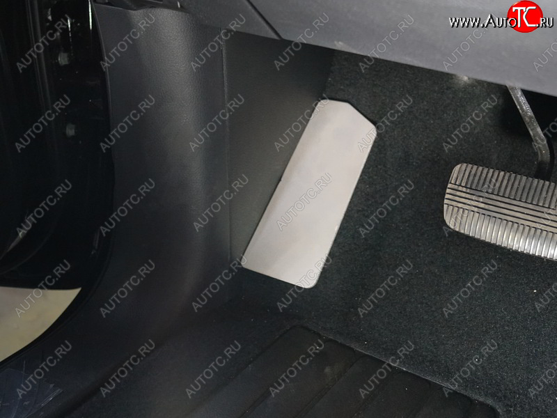 1 499 р. Накладка площадки левой ноги, ТСС Тюнинг  Mercedes-Benz X class  W470 (2017-2020) (лист алюминий)