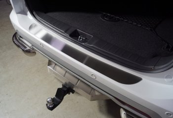 3 399 р. Накладка на задний бампер, ТСС Тюнинг  Mitsubishi Pajero Sport  3 QF (2019-2022) (Лист шлифованный). Увеличить фотографию 1