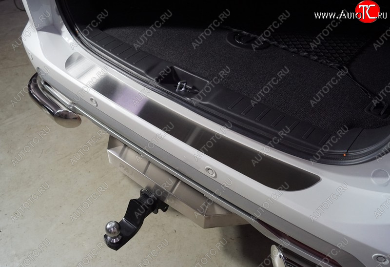 3 399 р. Накладка на задний бампер, ТСС Тюнинг  Mitsubishi Pajero Sport  3 QF (2019-2022) (Лист шлифованный)
