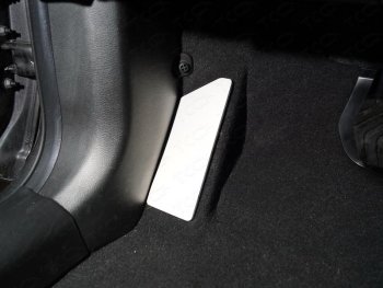 749 р. Накладка площадки левой ноги, ТСС Тюнинг  Nissan X-trail  3 T32 (2017-2022) (лист алюминий 4мм). Увеличить фотографию 1