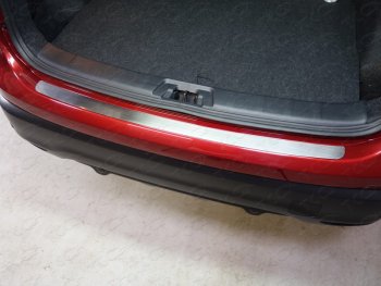 2 079 р. Накладка на задний бампер, ТСС Тюнинг  Nissan Qashqai  2 (2013-2019) (лист шлифовпанный). Увеличить фотографию 1