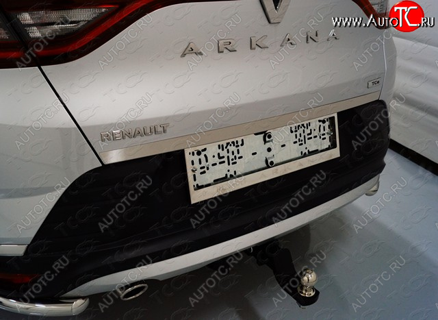 1 699 р. Накладки на заднюю дверь, ТСС Тюнинг  Renault Arkana (2019-2024) (лист шлифованный)