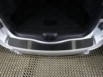 3 299 р. Накладка на задний бампер, ТСС Тюнинг  Renault Koleos  2 (2016-2024) (Лист шлифованный). Увеличить фотографию 1