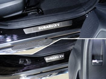 Накладки на пороги, ТСС Тюнинг Subaru (Субару) XV (ХВ)  GP/G33 (2012-2016) GP/G33 дорестайлинг