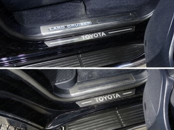 Накладки на пороги, ТСС Тюнинг Toyota (Тойота) Land Cruiser (Лэнд)  200 (2015-2021) 200 2-ой рестайлинг