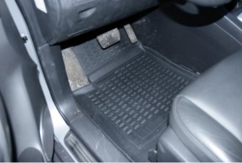 4 499 р. Комплект ковриков в салон (полиуретан, серые) Element Chevrolet Captiva 2-ой рестайлинг (2013-2016). Увеличить фотографию 1