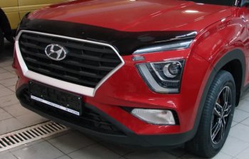 Дефлектор капота SIM Hyundai Creta GS рестайлинг (2019-2021)