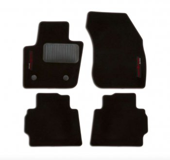Комплект ковриков в салон (текстиль, чёрные) FORD Ford Mondeo MK5 CD391 рестайлинг, седан (2019-2024)