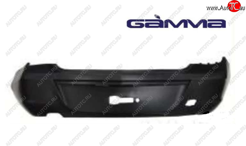5 449 р. Бампер задний GAMMA  Chevrolet Cobalt (2016-2019) (Неокрашенный)