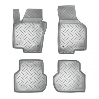 2 459 р. Коврики салонные Norplast  Volkswagen Jetta  A6 (2011-2015) (серый). Увеличить фотографию 1