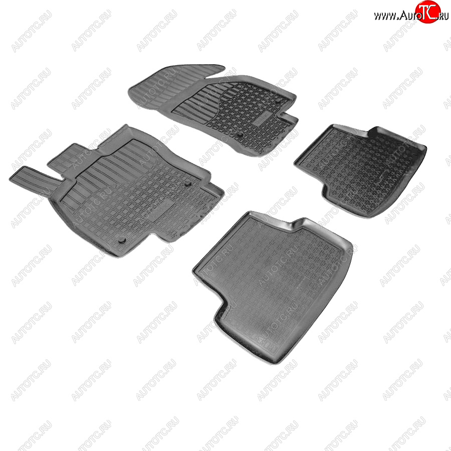 1 899 р. Коврики салонные 3D Norplast  Volkswagen Golf  8 (2019-2024) (черный)