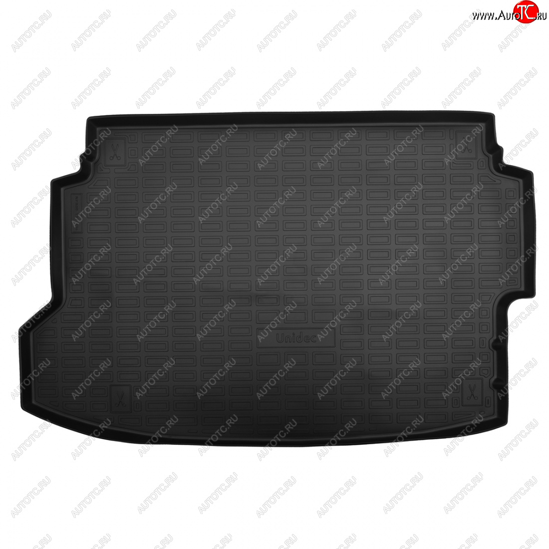 1 599 р. Коврик в багажник (с фальшполом, без сабвуфера) Norplast Unidec  Hyundai Bayon  BC3 (2021-2024) (Чёрный)