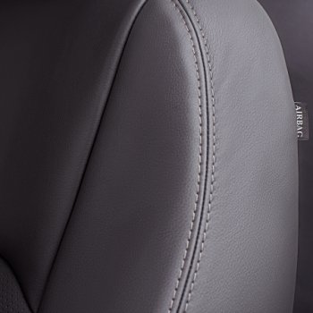 6 199 р. Комплект чехлов для сидений (РЗС 60/40 3Г Илана+Орегон) Lord Autofashion ТУРИН  Chevrolet Aveo  T250 (2006-2011) (серый, вставка серая, строчка серая). Увеличить фотографию 8