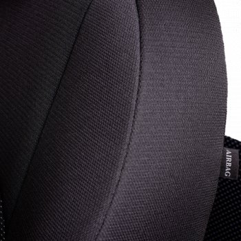 4 949 р. Комплект чехлов для сидений (РЗС 40/60, 2Г жаккард) Дублин Жаккард Lord Autofashion  Chevrolet Cobalt (2011-2024), Ravon R4 (2016-2020) (черный, вставка Ёж Белая, строчка черная). Увеличить фотографию 8