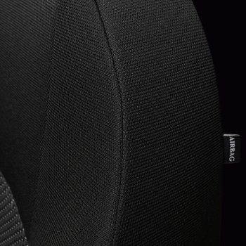 4 949 р. Комплект чехлов для сидений (РЗС 40/60, 2Г жаккард) Дублин Жаккард Lord Autofashion  Chevrolet Cobalt (2011-2024), Ravon R4 (2016-2020) (черный, вставка зигзаг серый, строчка черный). Увеличить фотографию 7