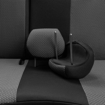 4 949 р. Комплект чехлов для сидений (РЗС 40/60, 2Г жаккард) Дублин Жаккард Lord Autofashion  Chevrolet Cobalt (2011-2024), Ravon R4 (2016-2020) (черный, вставка зигзаг серый, строчка черный). Увеличить фотографию 9