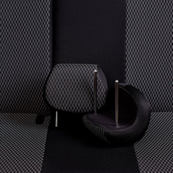 4 949 р. Комплект чехлов для сидений (РЗС 40/60, 2Г жаккард) Дублин Жаккард Lord Autofashion  Chevrolet Cobalt (2011-2024), Ravon R4 (2016-2020) (черный, вставка прямоугольник черная, строчка черная). Увеличить фотографию 6