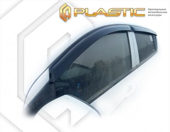 1 839 р. Дефлектора окон CA-Plastic Chevrolet Spark M300 2-ой рестайлинг (2020-2022) (classic полупрозрачный). Увеличить фотографию 1