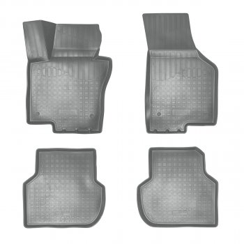 2 799 р. Коврики салонные 3D Norplast  Volkswagen Jetta  A6 (2015-2018) (серый). Увеличить фотографию 1