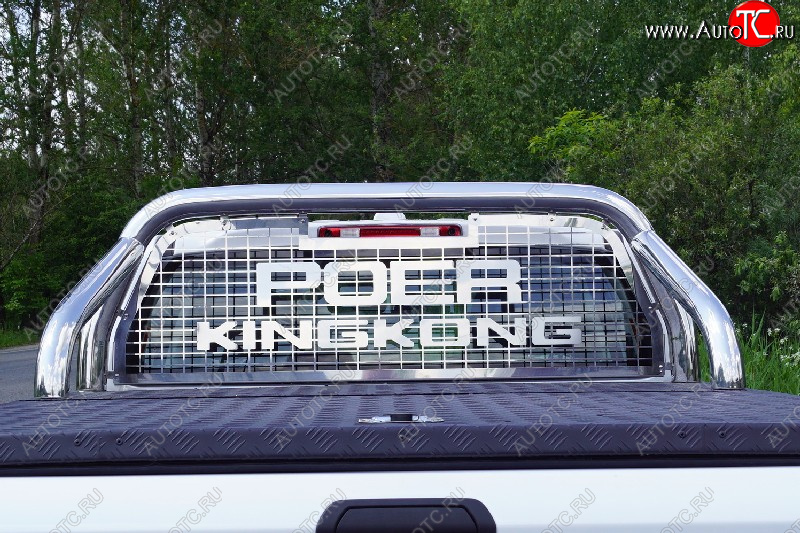 69 999 р. Защита кузова и заднего стекла (для крышки) d 76,1 мм ТСС Тюнинг  Great Wall Poer KingKong (2021-2024) (нержавейка)