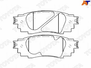 Колодки тормозные задние RH-LH SAT Lexus RX350L AL20 рестайлинг (2019-2022)