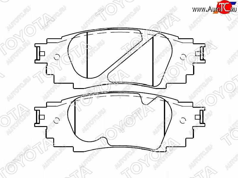 7 999 р. Колодки тормозные задние RH-LH SAT  Lexus RX350  AL20 (2015-2019), Lexus RX350L  AL20 (2017-2022), Lexus RX450  AL20 (2015-2019), Toyota Camry  XV70 (2017-2024)