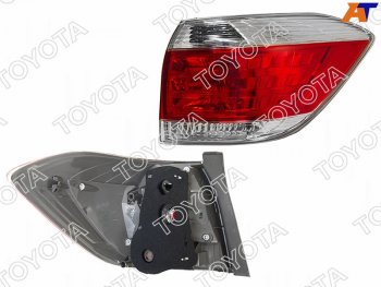 21 399 р. Фонарь задний правый TOYOTA  Toyota Highlander  XU40 (2010-2013) рестайлинг. Увеличить фотографию 1