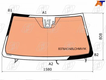 17 949 р. Стекло лобовое (Обогрев полный Камера Датчик дождя) Toyota Land Cruiser (J200) 15-21  Lexus LX 15 (8378AGNBLCHMV1K). Увеличить фотографию 1