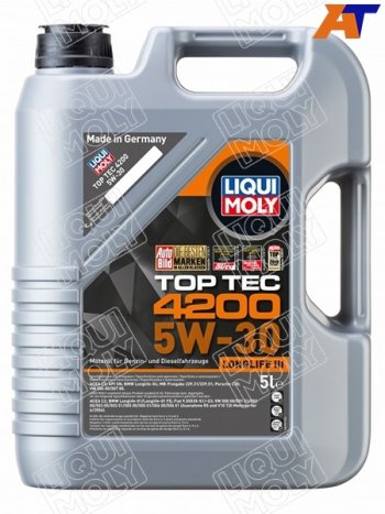 8 349 р. Масло моторное LIQUI MOLY Top Tec 4200 5W-30 NG SPC3C2 5л (8973). Увеличить фотографию 1