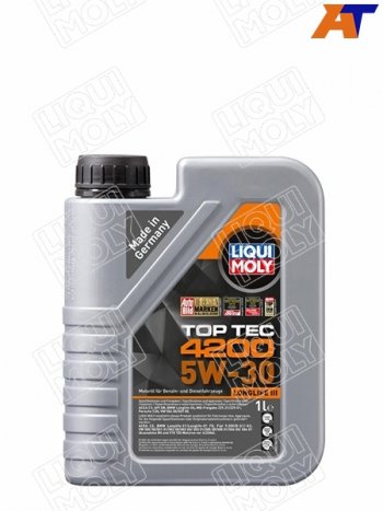 2 059 р. Масло моторное LIQUI MOLY Top Tec 4200 5W-30 NG SP/C3/C2 1л LIQUI MOLY 8972 (8972). Увеличить фотографию 1