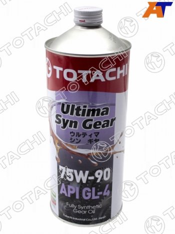 1 779 р. Масло трансмиссионное синтетическое TOTACHI Ultima Syn-Gear 75W-90 GL-4 1л (G3501). Увеличить фотографию 1