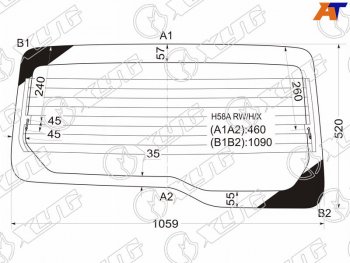 8 449 р. Стекло заднее (Цвет зеленый Обогрев) Mitsubishi Pajero Mini 98-12 (H58A RW/H/X). Увеличить фотографию 1