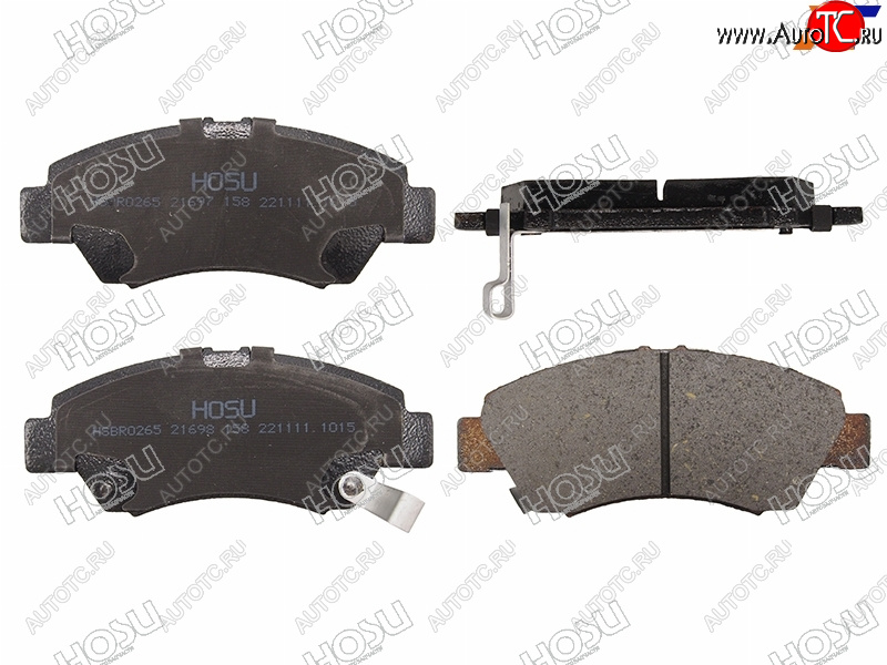 1 389 р. Колодки тормозные перед FL-FR SAT  Honda Civic ( 6,  7) - Fit  1