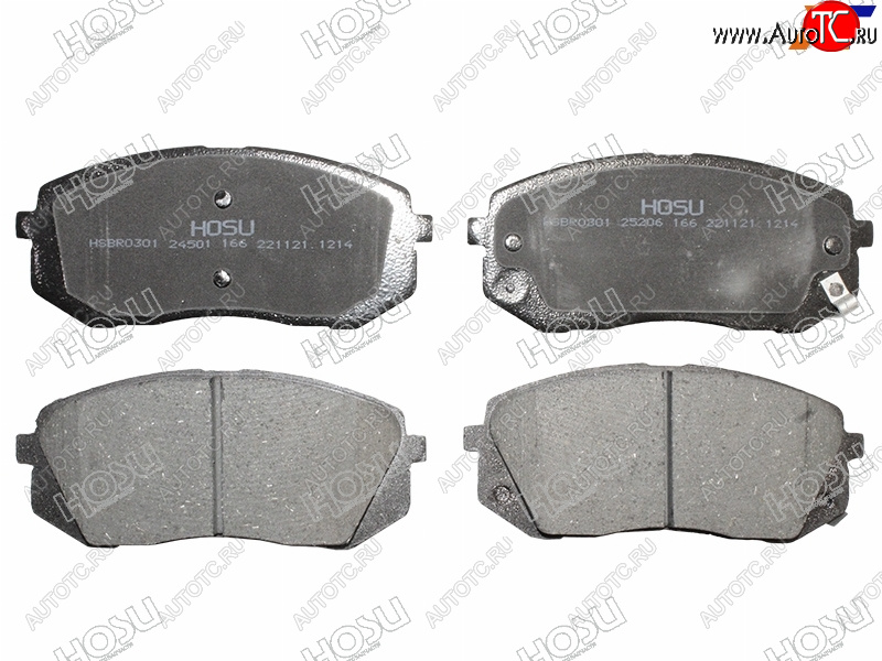 1 599 р. Колодки тормозные передние FR-FL SAT   Hyundai I40  1 VF (2011-2019), Hyundai IX35 ( 1 LM,  2 NU) (2009-2024), JAC S3  1 (2014-2024)