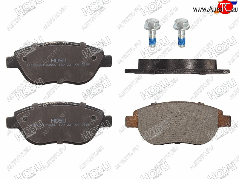 1 299 р. Колодки тормозные передние FL-FR SAT  CITROEN Berlingo (M49,  M59,  B9,  K9), Geely Emgrand EC7, Peugeot 1007, 206 (хэтчбэк 5 дв.,  хэтчбэк 3 дв.,  универсал,  седан), 207 (WK,  WA,  WC), 307 (хэтчбэк 3 дв.,  универсал,  хэтчбэк 5 дв.), Partner (M49/M59)