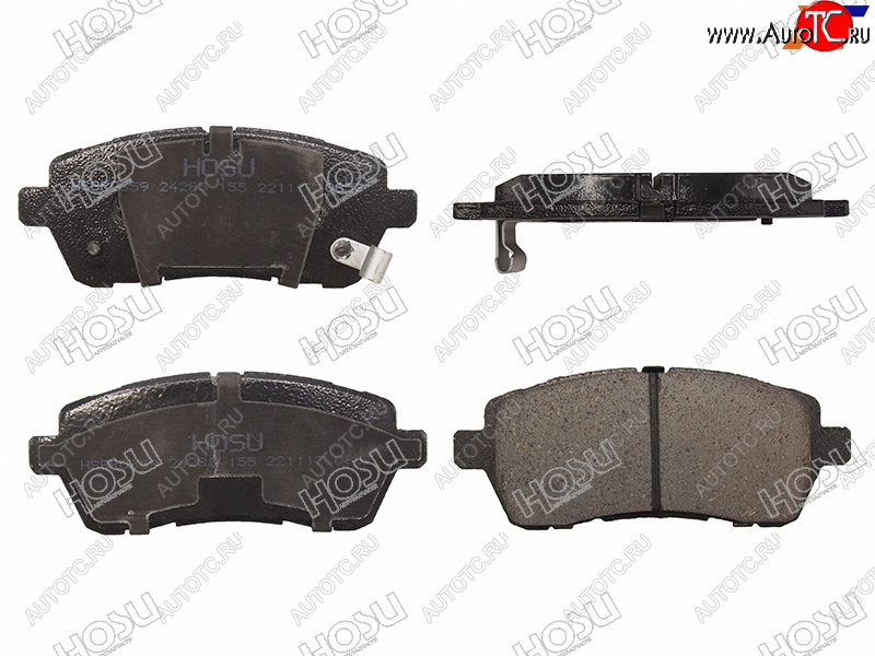 1 259 р. Колодки тормозные перед FL-FR SAT  Ford Fiesta ( 6,  B479) (2008-2022), Mazda 2/Demio  DE (2007-2014), Toyota Tank (2016-2024)