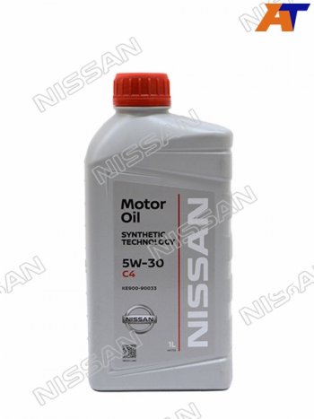 1 299 р. Масло моторное NISSAN 5W-30 DPF 1л.                                                                  (KE900-90033R). Увеличить фотографию 1